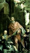 Paolo  Veronese st. pantaleon heals a sick boy oil painting